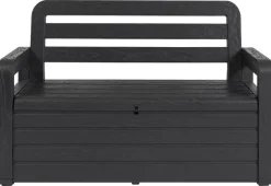Toomax Gartenbank Foreverspring schwarz Kunststoff B/H/L: ca. 58x89x133 cm