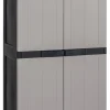 Toomax Kunststoffschrank grau B/H/T: ca. 64x165x37 cm