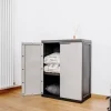 Toomax Kunststoffschrank grau B/H/T: ca. 65x85x37 cm