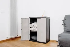 Toomax Kunststoffschrank grau B/H/T: ca. 65x85x37 cm