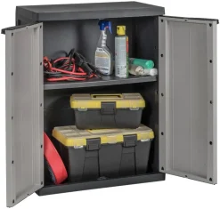 Toomax Kunststoffschrank grau B/H/T: ca. 65x85x37 cm