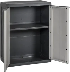 Toomax Kunststoffschrank grau B/H/T: ca. 65x85x37 cm