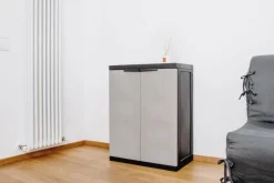 Toomax Kunststoffschrank grau B/H/T: ca. 65x85x37 cm