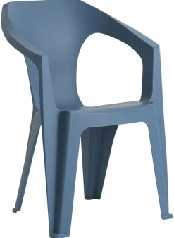 Toomax Stapelstuhl Marina rauchblau Kunststoff B/H/L: ca. 55x83x59 cm