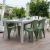 Toomax Stapelstuhl Marina salbei Kunststoff B/H/L: ca. 55x83x59 cm