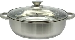 Topf silber Edelstahl