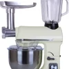 Topmatic Küchenmaschine PKM-1800.1BG beige Kunststoff Edelstahl Glas B/H/T: ca. 23x64x48 cm ca. 5 l