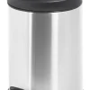 Treteimer Chrom Edelstahl H/D: ca. 26x19 cm ca. 3 l