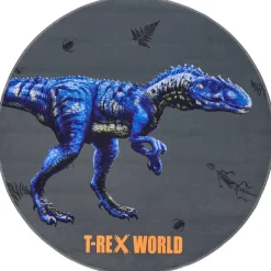 T-Rex World Kinderteppich blau D: ca. 100 cm