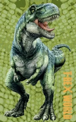 T-Rex World Kinderteppich grün B/L: ca. 100x160 cm