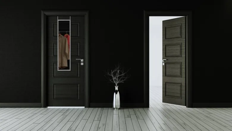 Türhängespiegel Bea silber Optik B/H: ca. 30x120 cm