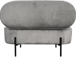 Truhe NOVA grau B/H/T: ca. 95x42x37,5 cm