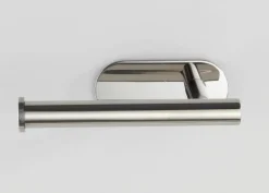 Turbo-Loc Toilettenpapierhalter silber Metall B/H/T: ca. 4,5x16x7 cm