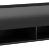 TV-Board Derby schwarz matt schwarz Hochglanz B/H/T: ca. 100x30x31 cm