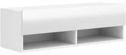 TV-Board Derby weiß matt weiß Hochglanz B/H/T: ca. 100x30x31 cm