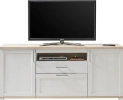 TV-Highboard Romance Sibiu Lärche Nachbildung San-Remo Nachbildung B/H/T: ca. 190x82x44 cm