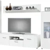 TV-Lowboard Atlanta weiß weiß Hochglanz B/H/T: ca. 168x49x40 cm