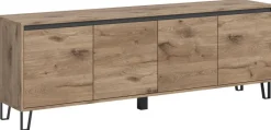 TV-Lowboard Balton Oak Eiche Viking Nachbildung B/H/T: ca. 184x67x40 cm