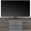 TV-Lowboard Cremona Rima Oak Nachbildung dunkelgrau B/H/T: ca. 150x43x38 cm