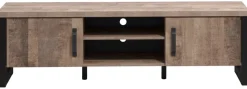 TV-Lowboard Emile Eiche Tabak Nachbildung B/H/T: ca. 166x50x45 cm