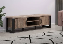 TV-Lowboard Emile Eiche Tabak Nachbildung B/H/T: ca. 166x50x45 cm