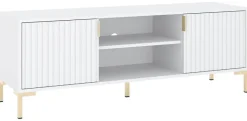 TV-Lowboard FLINN weiß matt B/H/T: ca. 140x50x40 cm
