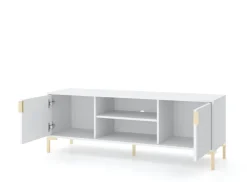 TV-Lowboard FLINN weiß matt B/H/T: ca. 140x50x40 cm