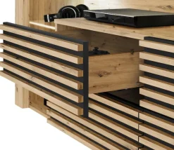 TV-Lowboard Goal 2.0 Eiche Artisan Nachbildung B/H/T: ca. 179x67x44 cm