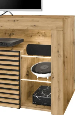 TV-Lowboard Goal 2.0 Eiche Artisan Nachbildung B/H/T: ca. 179x67x44 cm
