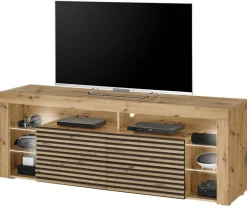 TV-Lowboard Goal 2.0 Eiche Artisan Nachbildung B/H/T: ca. 179x67x44 cm