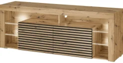 TV-Lowboard Goal 2.0 Eiche Artisan Nachbildung B/H/T: ca. 179x67x44 cm