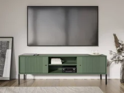 TV-Lowboard ISEO grün B/H/T: ca. 154,5x50,5x39 cm