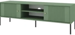 TV-Lowboard ISEO grün B/H/T: ca. 154,5x50,5x39 cm