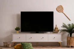 TV-Lowboard Istanbul weiß glänzend B/H/T: ca. 180x48x35 cm