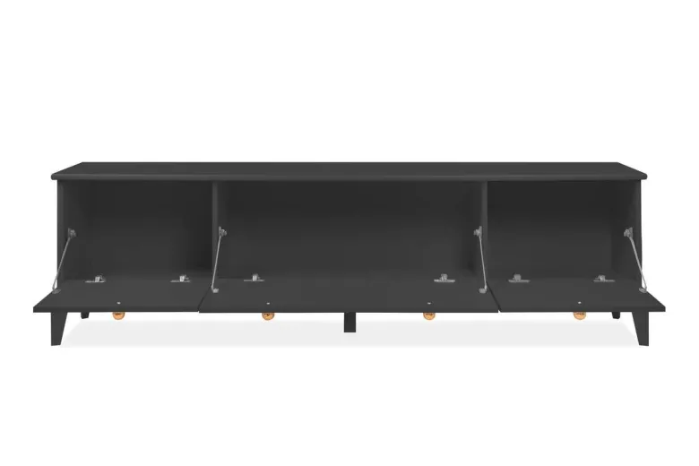 TV-Lowboard Izmir anthrazit Kupfer B/H/T: ca. 180x52x36 cm