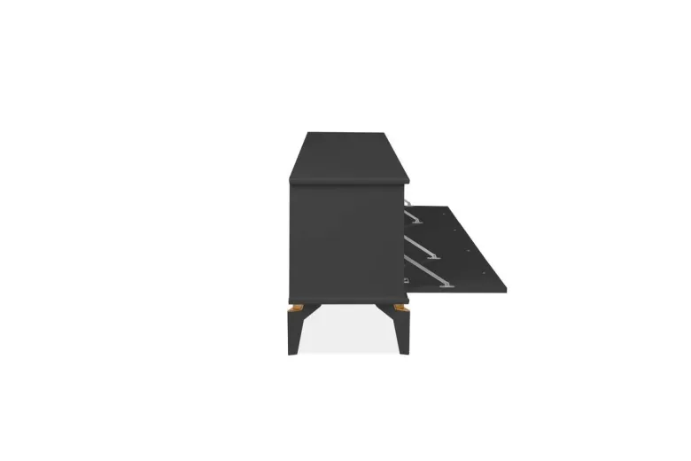 TV-Lowboard Izmir anthrazit Kupfer B/H/T: ca. 180x52x36 cm