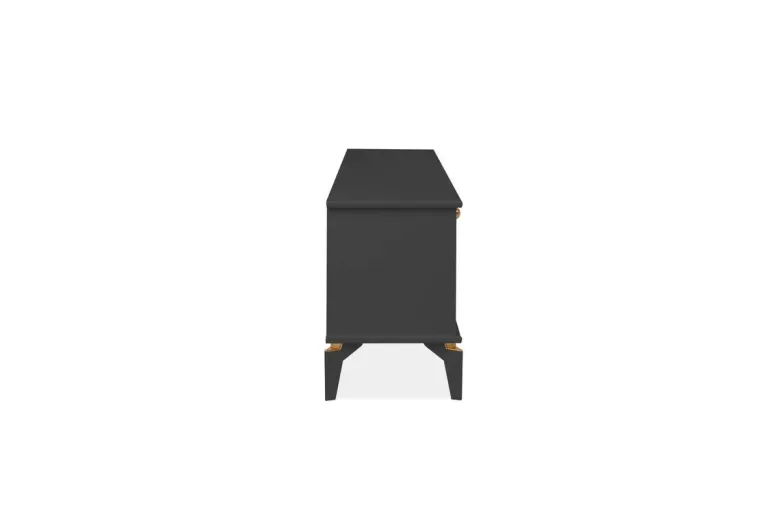 TV-Lowboard Izmir anthrazit Kupfer B/H/T: ca. 180x52x36 cm