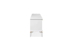 TV-Lowboard Izmir weiß Kupfer B/H/T: ca. 180x52x36 cm