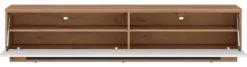 TV-Lowboard Mateo Eiche Evoke Coast Nachbildung weiß Hochglanz B/H/T: ca. 180x41x40 cm