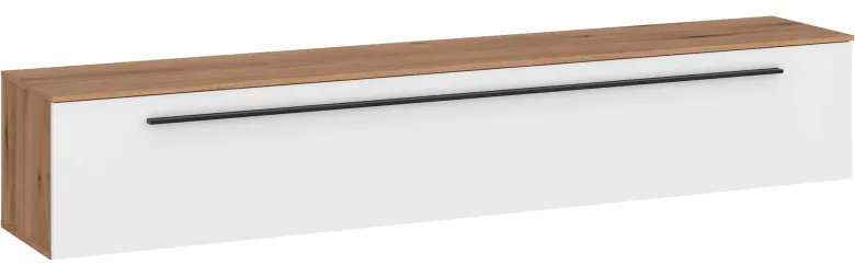 TV-Lowboard Mateo Eiche Evoke Coast Nachbildung weiß Hochglanz B/H/T: ca. 180x41x40 cm