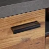 TV-Lowboard Mood Old Wood Nachbildung Beton dunkel Optik B/H/T: ca. 180x65x44 cm