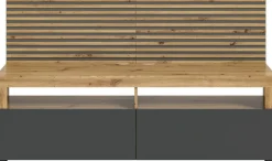 TV-Lowboard Okai anthrazit Eiche Artisan Nachbildung B/H/T: ca. 160x90x45 cm