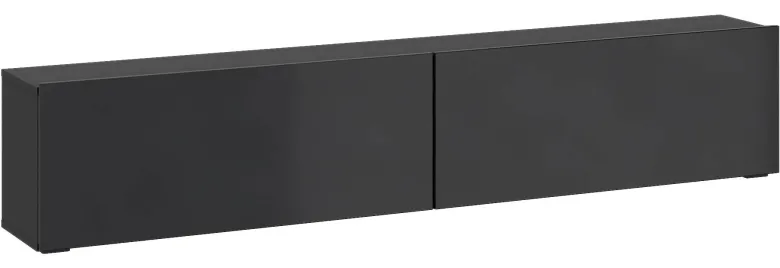 TV-Lowboard Otis schwarz Hochglanz B/H/T: ca. 180x37x32 cm