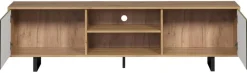TV-Lowboard Sentra Eiche Artisan Nachbildung grün dunkel B/H/T: ca. 184x52x40 cm