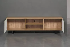 TV-Lowboard Sentra Eiche Artisan Nachbildung grün dunkel B/H/T: ca. 184x52x40 cm