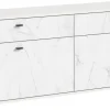 TV-Lowboard Stone weiß Marmoroptik B/H/T: ca. 180x62x41 cm