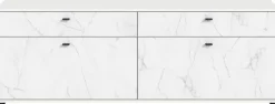 TV-Lowboard Stone weiß Marmoroptik B/H/T: ca. 180x62x41 cm