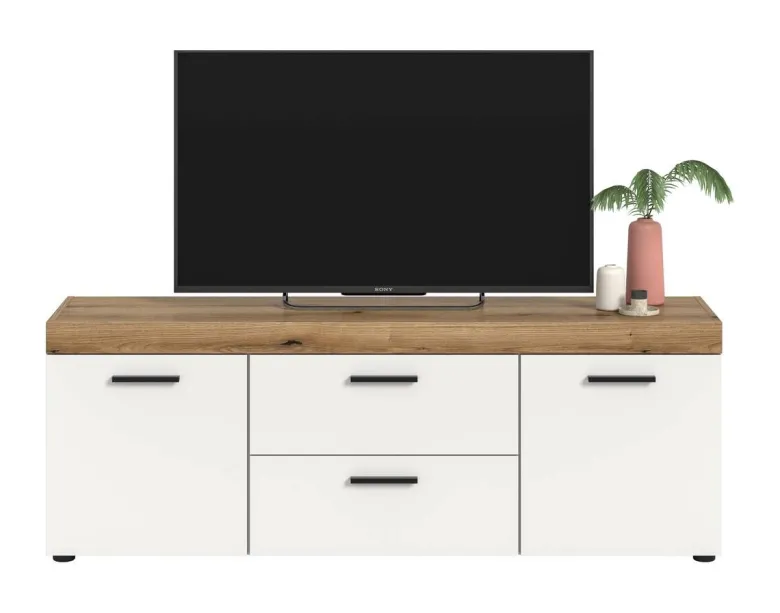 TV-Lowboard Sunset weiß B/H/T: ca. 150x54x37 cm