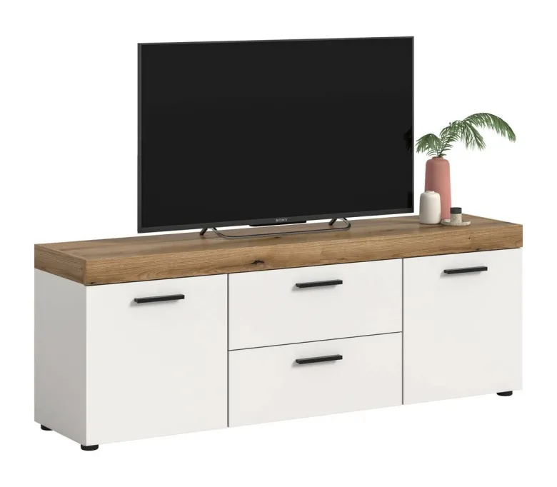 TV-Lowboard Sunset weiß B/H/T: ca. 150x54x37 cm