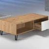 TV-Lowboard Touch Eiche Artisan Nachbildung weiß matt B/H/T: ca. 110x37x60 cm
